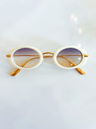 Thin Oval Frame Sunglasses - Swoon Boutique New Orleans