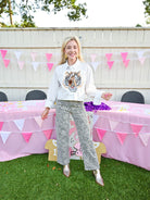 Tiger Cotton Long Sleeve Shirt - Swoon Boutique New Orleans