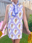Tiger Frame Mini Dress - Swoon Boutique New Orleans