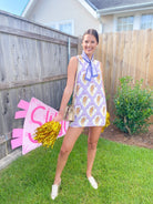 Tiger Frame Mini Dress - Swoon Boutique New Orleans