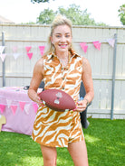 Tiger Stripe Skort Set - Swoon Boutique New Orleans
