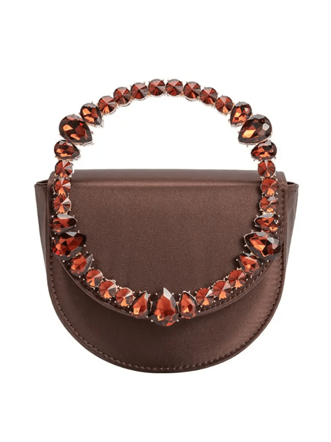 Trudie Satin Crystal Handle Bag - Swoon Boutique New Orleans