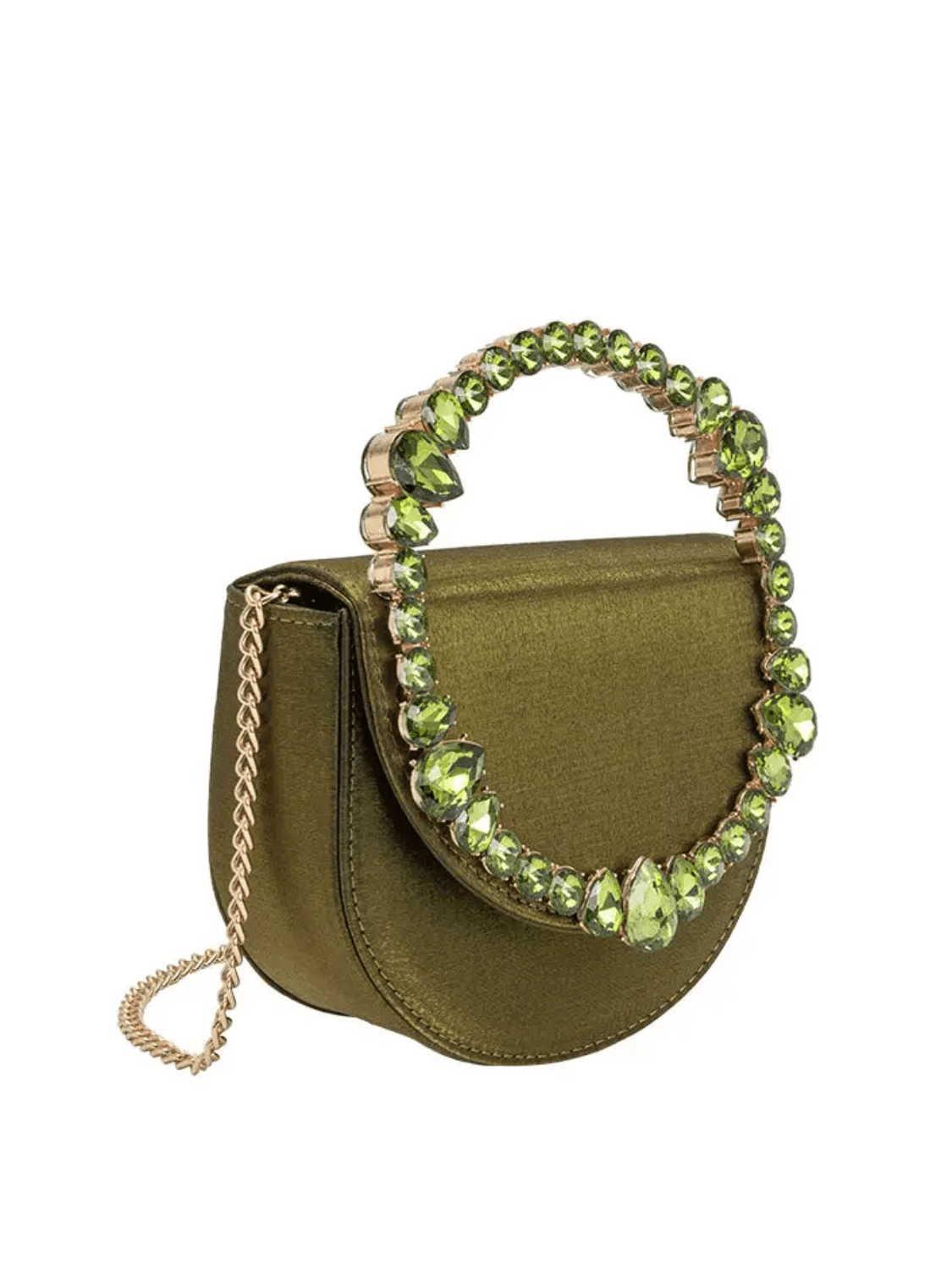Trudie Satin Crystal Handle Bag - Swoon Boutique New Orleans