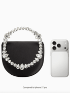 Trudie Satin Crystal Handle Bag - Swoon Boutique New Orleans