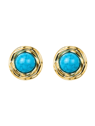 Turquoise Marais Stud Earrings - Swoon Boutique New Orleans