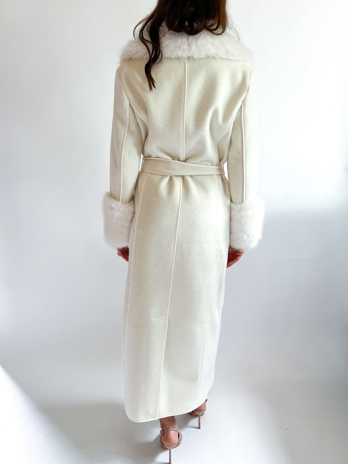 Veldra Fur Panel Coat - Swoon Boutique New Orleans