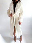 Veldra Fur Panel Coat - Swoon Boutique New Orleans
