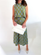 Verdant Floral Shell Top - Swoon Boutique New Orleans