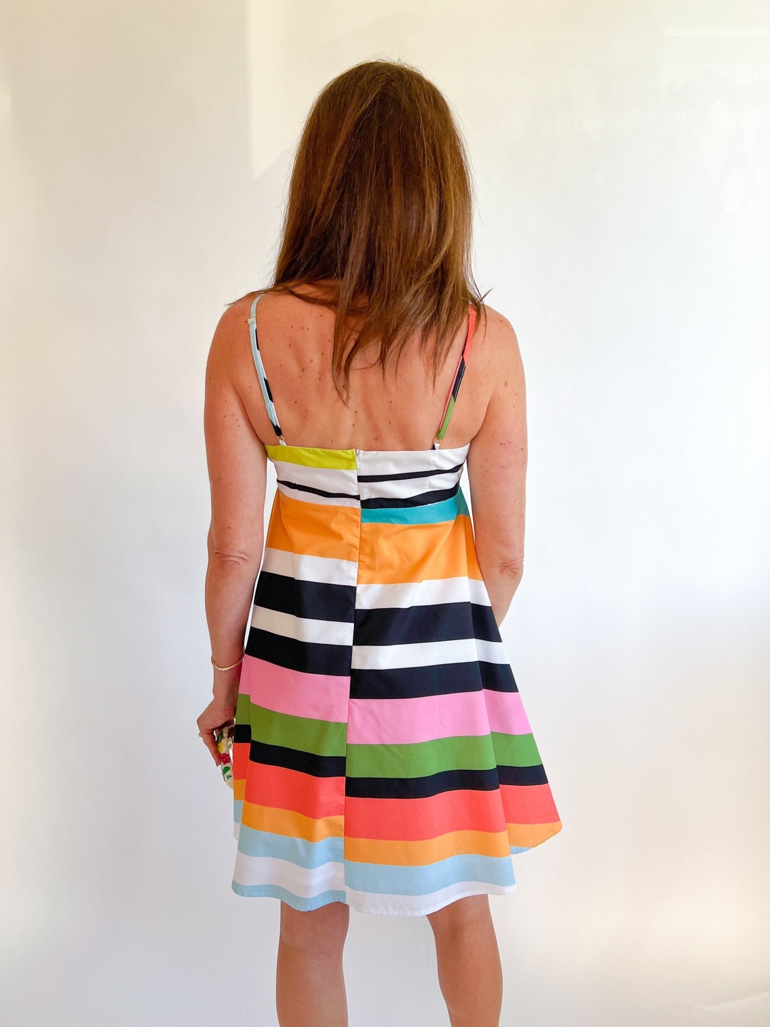 Vesta Stripe Mini Dress - Swoon Boutique New Orleans