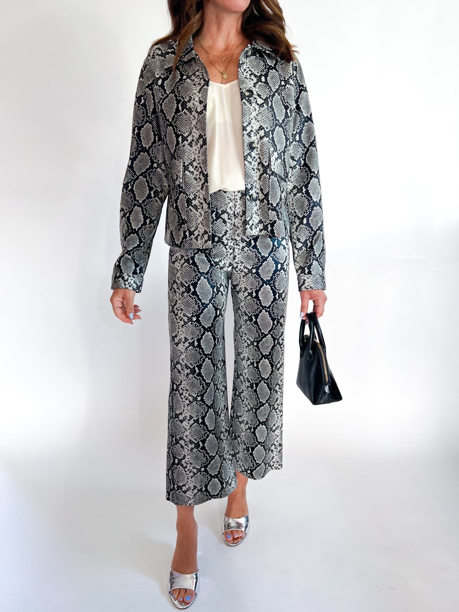 Victoria Faux Leather Jacket - Swoon Boutique New Orleans