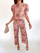 Vintage Floral Puff Sleeve Top - Swoon Boutique New Orleans