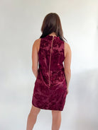 Virginia High Neck Halter Mini Dress - Swoon Boutique New Orleans