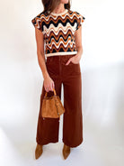 Wave Stripe Knit Sweater - Swoon Boutique New Orleans