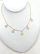 White Enamel Motif Necklace - Swoon Boutique New Orleans