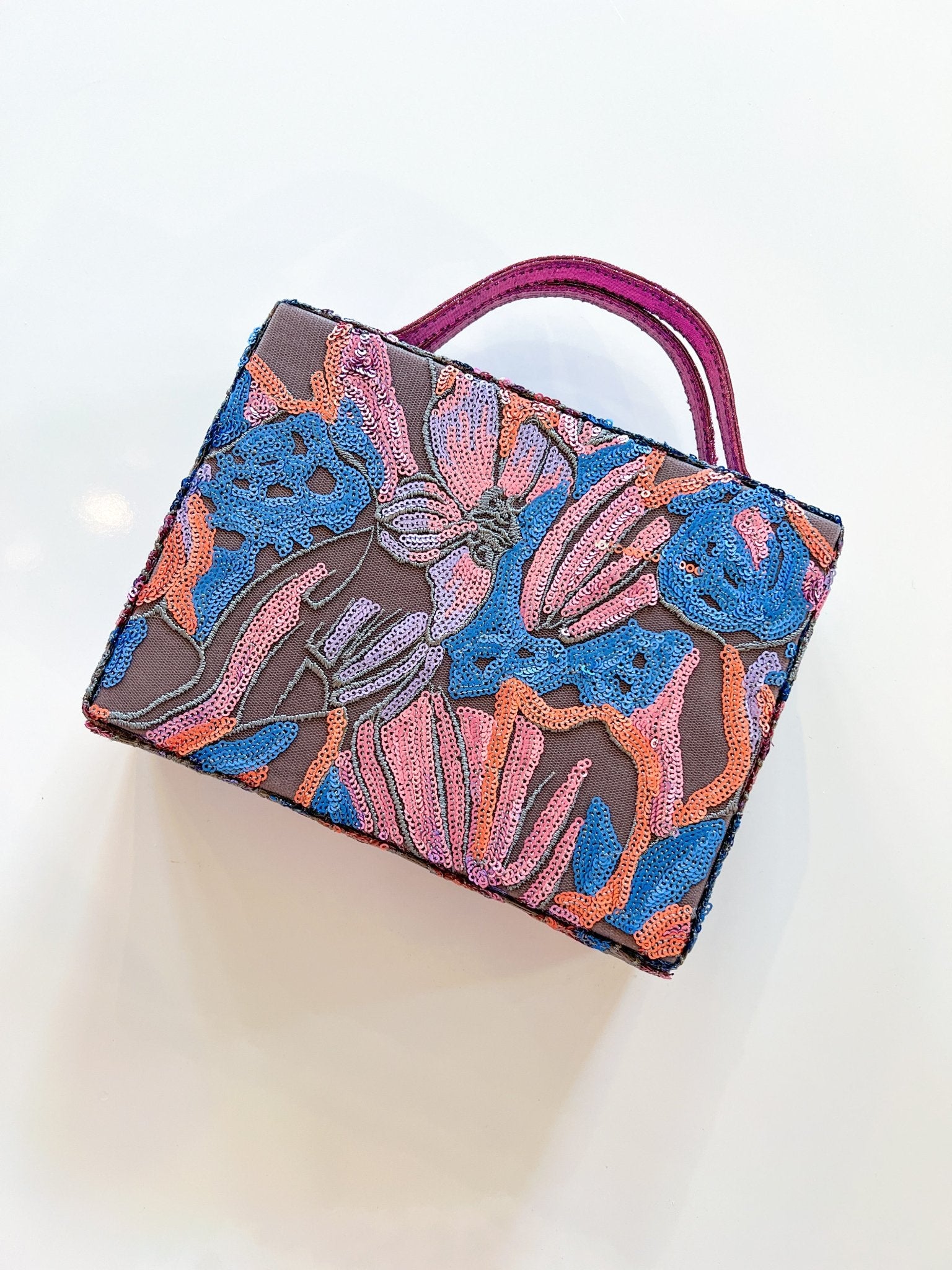 Wild Iris Briefcase Bag - Swoon Boutique New Orleans