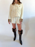 Winter White Saylor Short - Swoon Boutique New Orleans